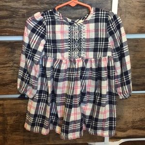 Tucker Tate flannel baby girls plaid dress